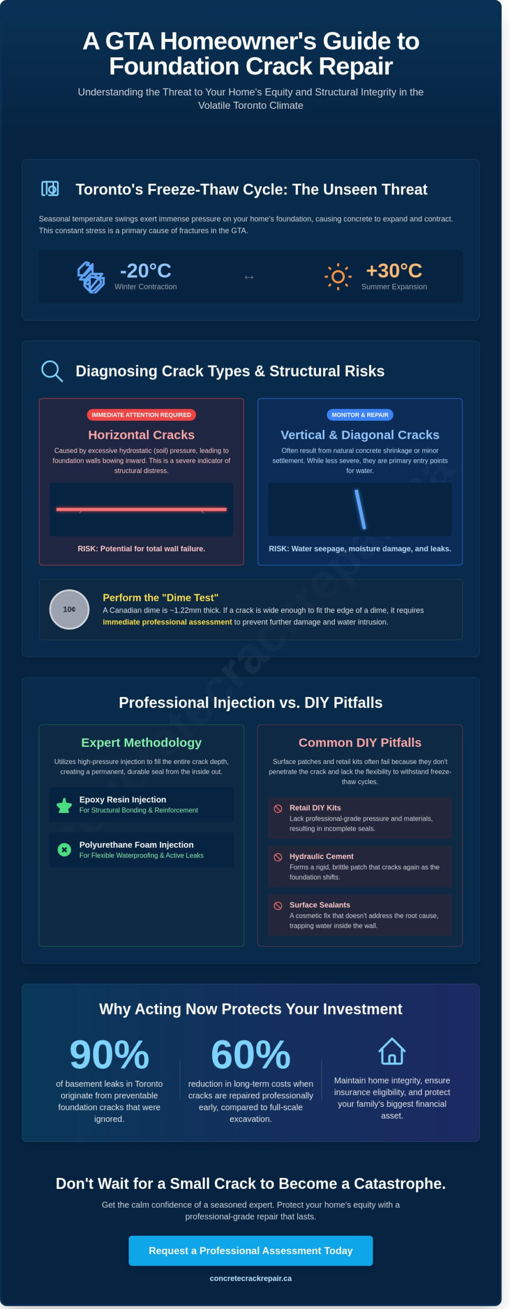 Expert Foundation Crack Repair in Toronto: Protecting Your Biggest Investment